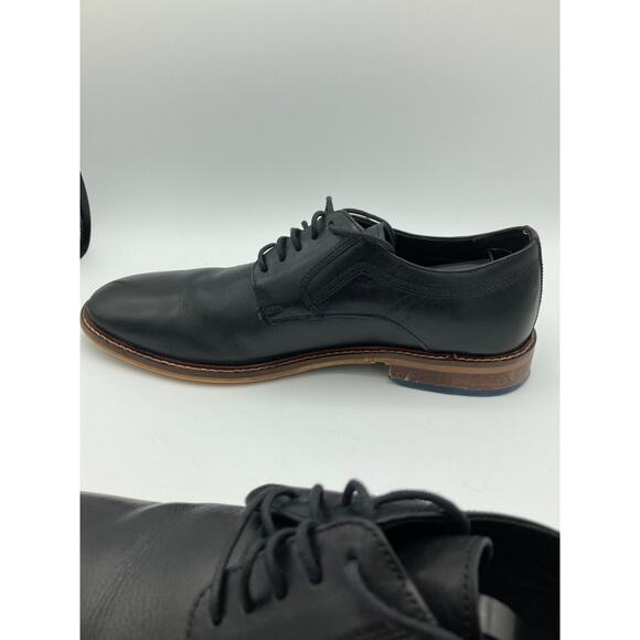 Steve Madden Black Lace Up Men's Leather Dress Shoes Size 9.5 - Picture 7 of 13
